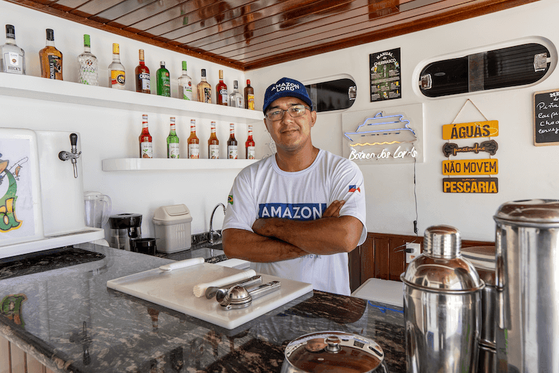 Hooked on Adventures staff member providing excellent service