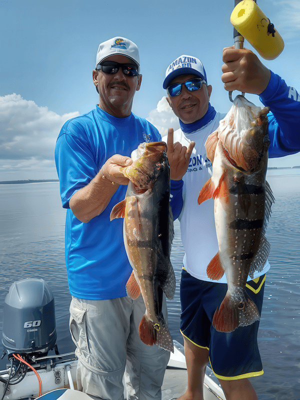 Rio Negro tributaries and remote Amazon fishing locations in Brazil